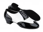 dansschoenen wit zwart lak van  